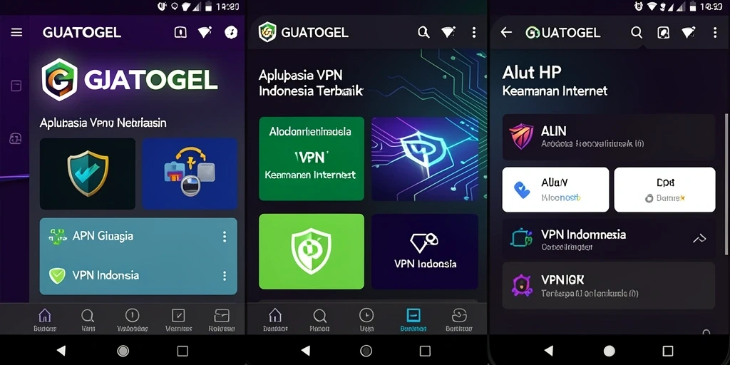 Tampilan antarmuka GUATOGEL yang sederhana dan fungsional.