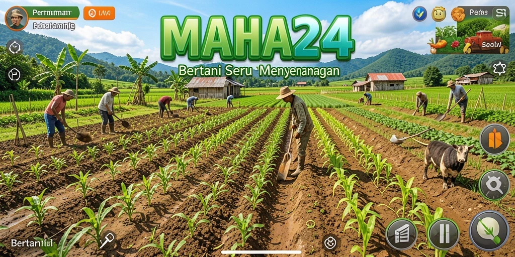 Tampilan antarmuka permainan MAHA24 yang menarik dan fungsional.