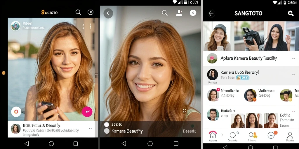 Antarmuka SANGTOTO menampilkan fitur edit foto yang menarik.