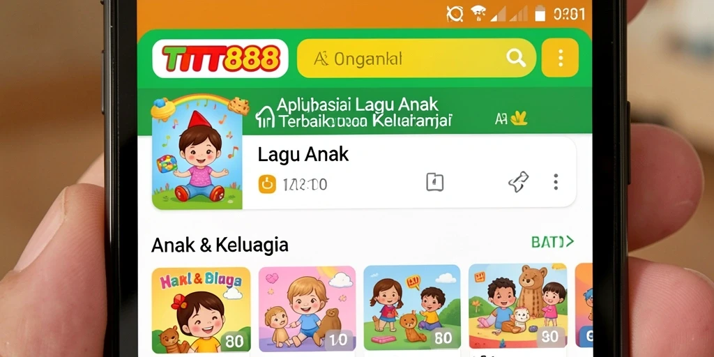 Tampilan antarmuka TTT888 yang menarik dan ramah anak.